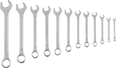 Zdjęcie produktu dla Top Tools Klucze płasko-oczkowe 6-22 mm, zestaw 12 szt.