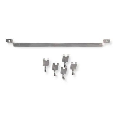 Produktbild von SSW Steel Leiste mit 5 stufenlos Küchenreling verstellbaren Haken Edelstahl 18/8