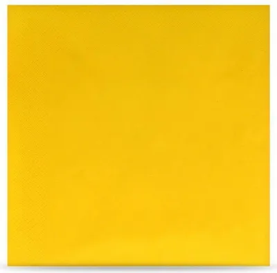 Produktbild von Servietten Quicky - 2-lagig - 1/4-Falz - 40 x 40 cm - 1400 Tafelservietten gelb