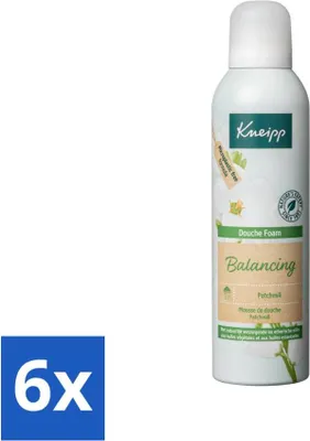Immagine prodotto di Kneipp - Doccia schiuma - Riequilibrante - Patchouli - 200 ml - Confezione risparmio - 6 pezzi