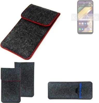 Produktbild von K-S-Trade Handy Schutz Hülle kompatibel mit LG Electronics Premiere Pro Plus Schutzhülle Handyhülle Filztasche Pouch Tasche Case Sleeve Filzhülle