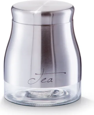Zdjęcie produktu dla Pojemnik na herbatę szklany 'Tea', 900 ml, stal nierdzewna, ZELLER