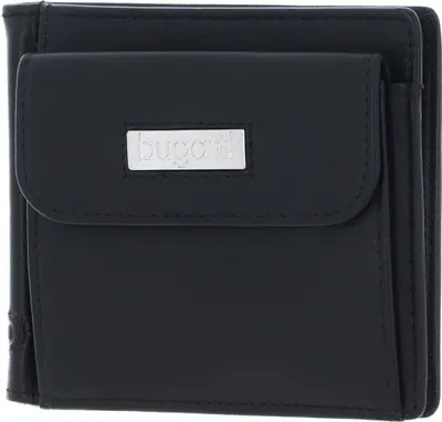 Immagine prodotto di bugatti Pelle portafoglio City Line Dollarclip 8CC Metal Logo Black nero