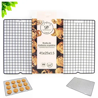 Zdjęcie produktu dla Kratka do Studzenia Dekorowania Ciastek Deserów Wypieków Non-Stick 41x25cm