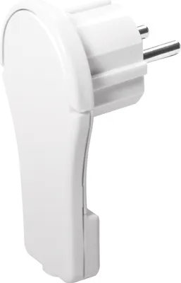 Produktbild von LogiLink Flachwinkelstecker zur Selbstmontage weiß