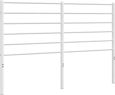 Produktbild von vidaXL Ersatz-Kopfteil Metall Weiß 135 cm