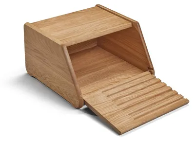 Produktbild von BREKA Brotkasten mit abnehmbarem Deckel Eiche klein