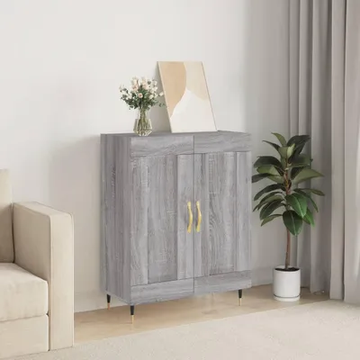 Immagine prodotto di vidaXL Credenza Grigio Sonoma 69,5x34x90 cm Materiale a base di legno
