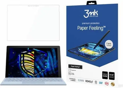 Produktbild von 3mk Display Schutzfolie Paper Feeling für Microsoft Surface Pro 7 12,3"  transparent