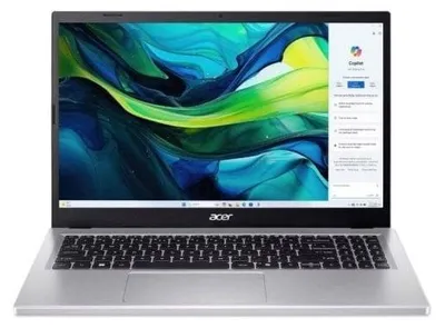 Image de Acer Aspire Go 15 AG15-71P AG15-71P-56YF Ordinateur portable 39,6 cm (15,6 pouces) - Full HD - Intel Core i5 13e génération i5-1334U - 16 Go - SSD 512 Go - Argent - Puce Intel - 1920 x 1080 - Windows 11 Home - Intel UHD Graphics - ComfyView (mat), Twisted Nematic (TN) - Webcam - Autonomie de la batterie : 11,50 heures - Norme LAN sans fil IEEE 802.11ax