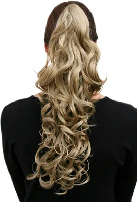 Produktbild von WIG ME UP Haarteil ZOPF lockig lang BLOND C128-24