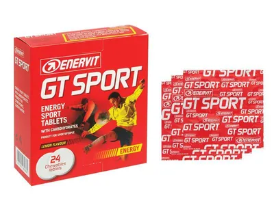 Image de Tablety ENERVIT Carbo Tablets / GT Sport - 24 tablet, citron