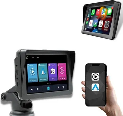 Immagine prodotto di Navigatore CarPlay universale con touchscreen da 7 pollici, Bluetooth e connessione wireless