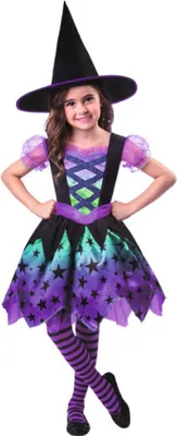 Image de Amscan Costume de sorcière magique pour fille