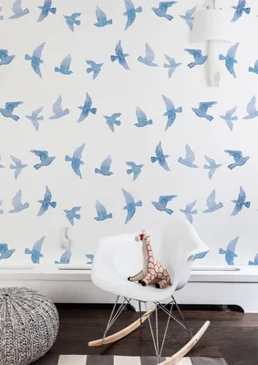 Produktbild von Coloray Fototapete 152x104 cm Vlies-Fototapete - Fliegende Vögel Sauen