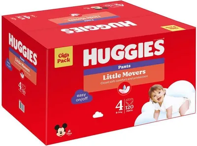 Produktbild von HUGGIES Little Movers Höschen vel. 4 (120 ks)