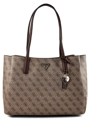 Produktbild von GUESS Shopper Noelle II Tech Tote Latte Logo-Brown : Latte Logo-Brown Farbe vom Hersteller: Latte Logo-Brown