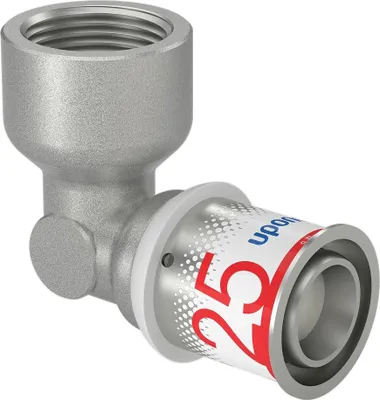 Immagine prodotto di UPONOR S-Press PLUS, raccordo angolare, 25-Rp3/4"FT, 1 pz.