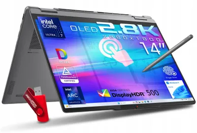 Zdjęcie produktu dla Laptop Lenovo Yoga 7 2-in-1 Core U7 155H 32GB 4TB SSD WQXGA OLED PORĘCZNY