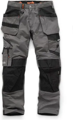 Produktbild von Arbeitshose „Trade“ mit Holstertaschen, anthrazit Größe 50 lang