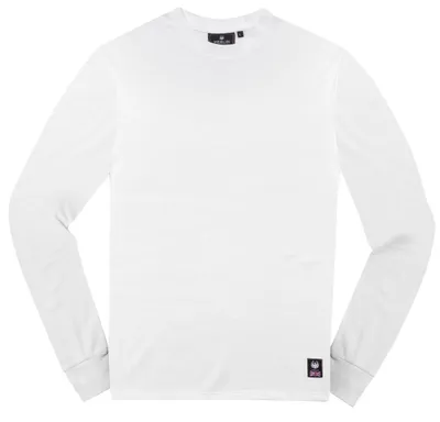 Productafbeelding van Merlin Kingsley geribd shirt met lange mouwen, wit, maat 3XL