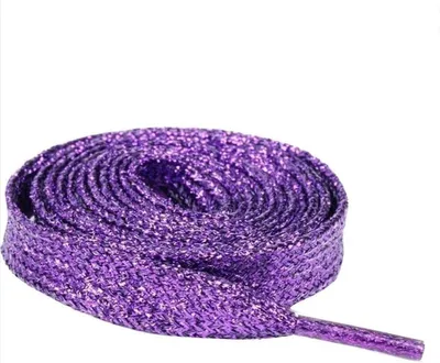 Produktbild von CHPN - Schnürsenkel - Glitzer-Schnürsenkel - Glitzer - Glitzer-Schnürsenkel - Schnürsenkel - Lila - Universal - 110CM - Universal - Trendige Schnürsenkel