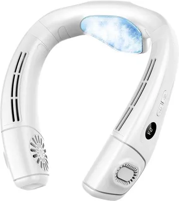 Produktbild von Portable bladloze oplaadbare koelventilator mit 3 windmodi und 3 snelheidsinstellungen