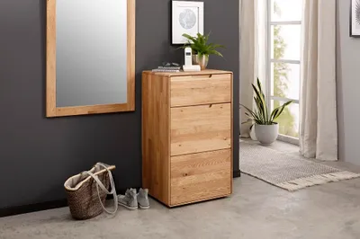 Produktbild von Kommode 51x91cm "Kent" Wildeiche massiv