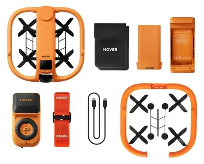 Immagine prodotto di HOVERAir SP08H006, 4 rotori, 3840 x 2160 px, 100 m, 2013 mAh, arancione