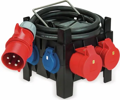 Image de Distributeur de courant PCE, IMST, 1x CEE 16A & CEE 32, 3x prise de courant avec contact de protection