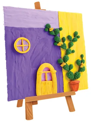 Produktbild von Okto 3D Malset Knete - sensorisches Kunstspielzeug Lavendelnachmittag