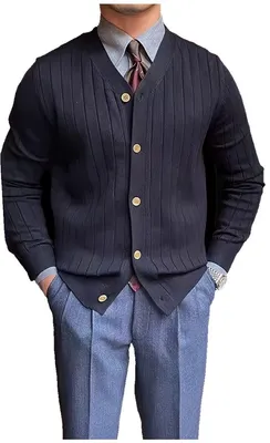 Productafbeelding van Currero Cardigan Heren Zwart L