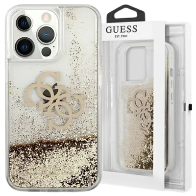Immagine prodotto di Guess Guhcp13Xlg4Ggo Custodia rigida per Iphone 13 Pro Max6,7 Złoty/Oro 4G Big Liquid Glitter