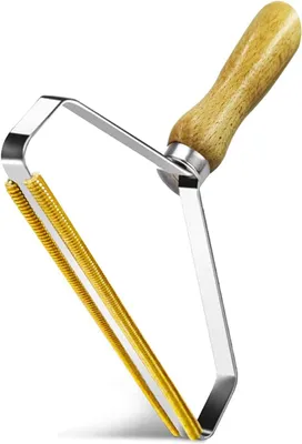 Produktbild von Großer Teppichschaber, Fusselentferner, tragbarer Tierhaarentferner, Stoffrasierer, schnell effektiv von Teppichen, Kleidung, Möbeln, Fusseln