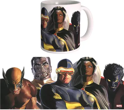 Produktbild von Marvel Keramiktasse - The X-Men 02 by Alex Ross (320 ml)