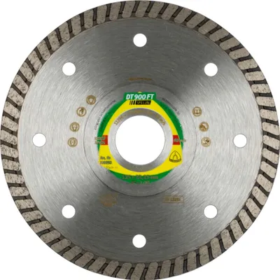 Produktbild von Klingspor DT 900 FT Diamanttrennscheiben, 180 x 2 x 22,23 mm 2 x 7 mm, geschlossener Rand Turbo