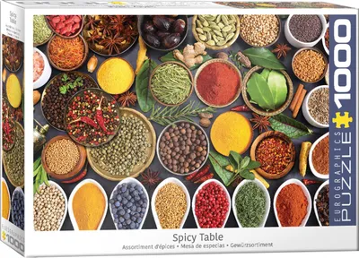 Produktbild von 1000 Teile Puzzle - Puzzle - Gewürze der Welt + Puzzle Zubehör