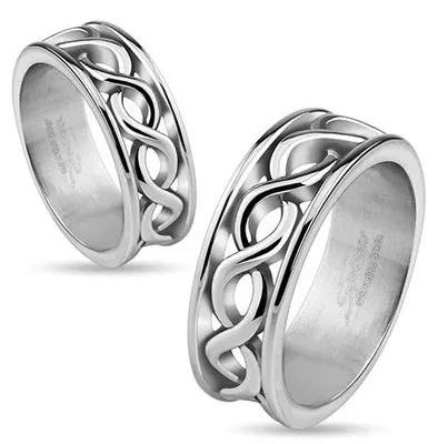 Produktbild von Edelstahl Ring Infinity Partnerring 52 (16.5 mm Ø)