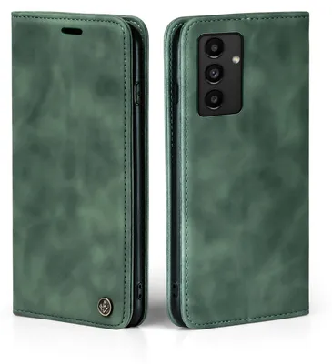 Produktbild von Handy Hülle für Samsung Galaxy A34 5G Klapphülle Bookcase Flip Cover Handy Tasche Etui Farbe: Grün