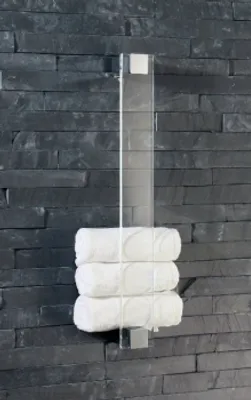 Produktbild von Gästetuchhalter, Wandhalter, Glas + Chrom