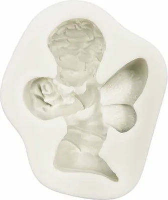 Immagine prodotto di PENTART SILICONE Stampo per colata, Angelo con rosa