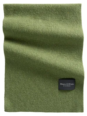 Imagen del producto de Marc O'Polo bufanda Knitted Scarf Forest Dust verde