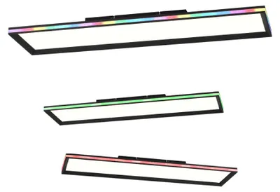 Zdjęcie produktu dla Lampa sufitowa LED, zdalnie sterowana, ściemnialna, RGB, L 100 cm
