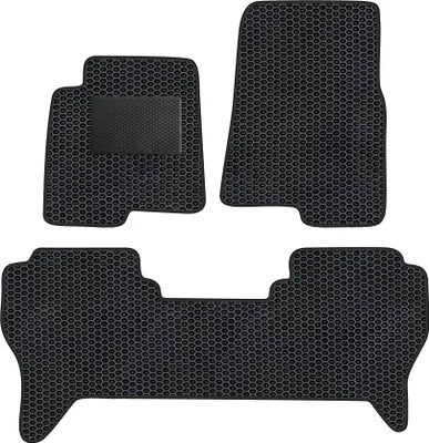 Image de MI030_EVA_POD - Ensemble complet de tapis de sol en EVA, adaptés aux Mitsubishi Pajero (version courte) de 1994 à 1998 (avec renfort supplémentaire)