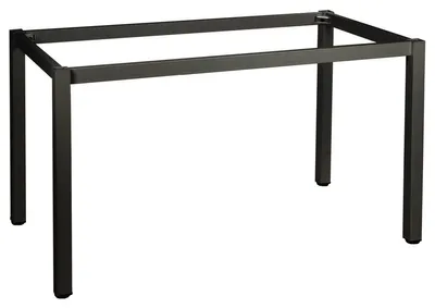 Zdjęcie produktu dla Metalowy stelaż ramowy NY-A057/K, noga kwadratowa o przekroju 5x5 cm, wymiary 116x76x72,5 cm, kolor czarny
