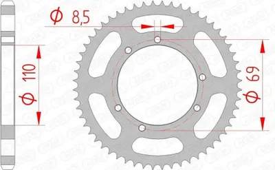 Imagen del producto de Piñón AFAM de acero estándar - 428