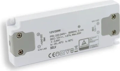 Produktbild von ISOLED LED Trafo 12V/DC, 0-20W, ultraslim