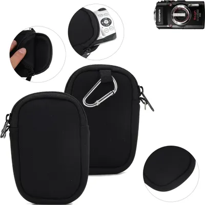 Produktbild von K-S-Trade® Kameratasche kompatibel mit Olympus Stylus TOUGH TG-3 Schutz-Hülle Kompaktkamera Tasche Travelbag sleeve case Neopren-Hülle Fototasche