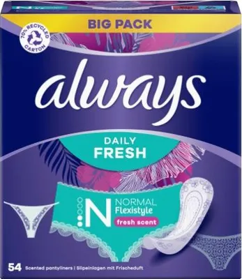 Produktbild von Always SE Daily Fresh Normal Flexi Fresh 54er