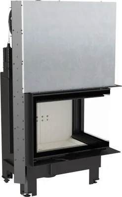 Produktbild von Kamineinsatz aus Stahl KRATKI MBZ rechts 13 kW Ø 200 mit Schiebetür